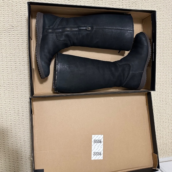 Ecco Long boots black 38 - Picture 7 of 9